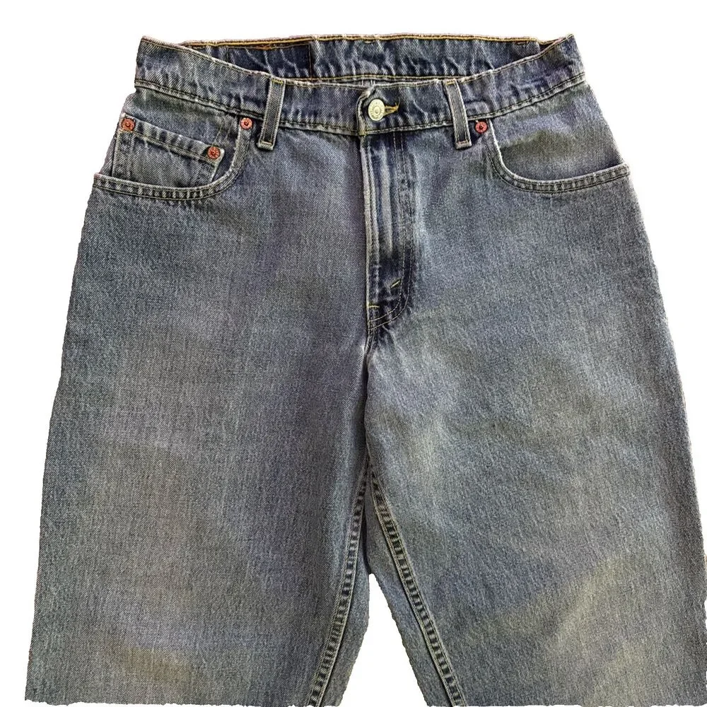 VTG Levis 570 Baggy Fit Jeans Mens Size 30x30 Blue USA MADE Skater Wide Tapered